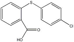2-[(4-chlorophenyl)sulfanyl]benzoic acid 结构式