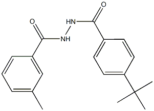 4-tert-butyl-N'-(3-methylbenzoyl)benzohydrazide 结构式