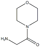 2-(4-morpholinyl)-2-oxoethylamine 结构式