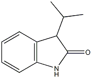 3-isopropyl-1,3-dihydro-2H-indol-2-one 结构式