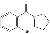 2-(1-pyrrolidinylcarbonyl)phenylamine 结构式