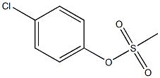 4-chlorophenyl methanesulfonate 结构式