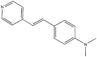 N,N-dimethyl-N-{4-[2-(4-pyridinyl)vinyl]phenyl}amine 结构式