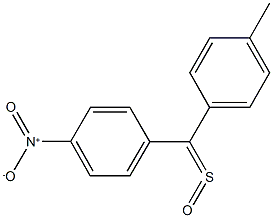 1-[(4-methylphenyl)(sulfinyl)methyl]-4-nitrobenzene 结构式