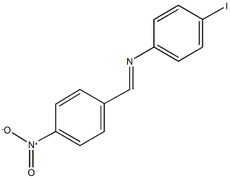 4-iodo-N-(4-nitrobenzylidene)aniline 结构式