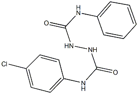 N~1~-(4-chlorophenyl)-N~2~-phenyl-1,2-hydrazinedicarboxamide 结构式