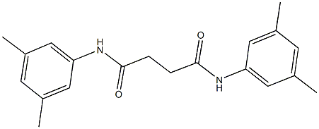 N~1~,N~4~-bis(3,5-dimethylphenyl)succinamide 结构式