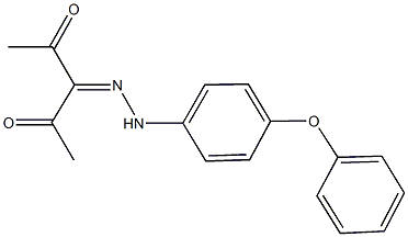 pentane-2,3,4-trione 3-[(4-phenoxyphenyl)hydrazone] 结构式