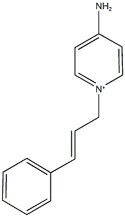 4-amino-1-cinnamylpyridinium 结构式