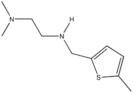 N-[2-(dimethylamino)ethyl]-N-[(5-methyl-2-thienyl)methyl]amine 结构式