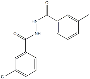 N'-(3-chlorobenzoyl)-3-methylbenzohydrazide 结构式