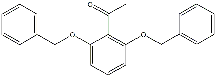 1-[2,6-bis(benzyloxy)phenyl]ethanone 结构式