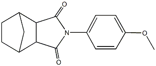 4-(4-methoxyphenyl)-4-azatricyclo[5.2.1.0~2,6~]decane-3,5-dione 结构式