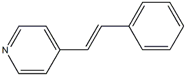 4-(2-phenylvinyl)pyridine 结构式