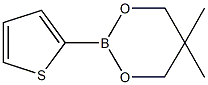 5,5-dimethyl-2-(2-thienyl)-1,3,2-dioxaborinane 结构式