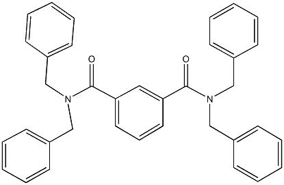 N~1~,N~1~,N~3~,N~3~-tetrabenzylisophthalamide 结构式