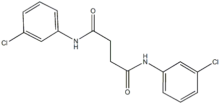 N~1~,N~4~-bis(3-chlorophenyl)succinamide 结构式