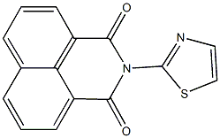 2-(1,3-thiazol-2-yl)-1H-benzo[de]isoquinoline-1,3(2H)-dione 结构式