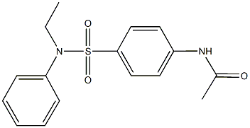 N-{4-[(ethylanilino)sulfonyl]phenyl}acetamide 结构式