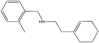 N-[2-(1-cyclohexen-1-yl)ethyl]-N-(2-methylbenzyl)amine 结构式