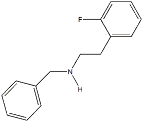 N-benzyl-N-[2-(2-fluorophenyl)ethyl]amine 结构式