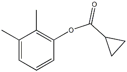 2,3-dimethylphenyl cyclopropanecarboxylate 结构式