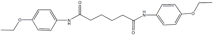 N~1~,N~6~-bis(4-ethoxyphenyl)hexanediamide 结构式