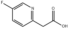 2-(5-氟吡啶-2-基)乙酸 结构式