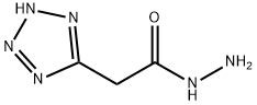 四氮唑-5-乙酰肼 结构式