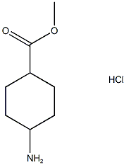 4-氨基环己甲酸甲酯盐酸盐(顺反异构体混合物) 结构式