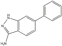 6-phenyl-1H-indazol-3-amine 结构式