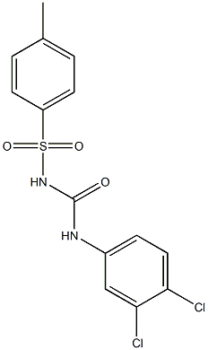 1-(3,4-Dichlorophenyl)-3-(4-methylphenylsulfonyl)urea 结构式