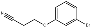 3-(3-溴苯氧基)丙腈 结构式