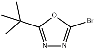 2-溴-5-叔-丁基-1,3,4-噁二唑 结构式