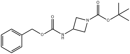 tert-butyl 3-(benzyloxycarbonylaMino)azetidine-1-carboxylate 结构式