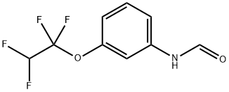 N-[3-(1,1,2,2-tetrafluoroethoxy)phenyl]formamide 结构式