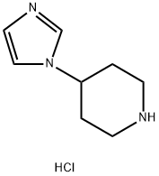 4-咪唑哌啶盐酸盐 结构式