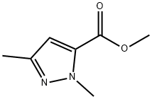 1,3-二甲基-1H-吡唑-5-甲酸甲酯 结构式