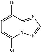 8-溴-5-氯-[1,2,4]三唑并[1,5-a]吡啶 结构式