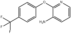 2-[4-(trifluoromethyl)phenoxy]pyridin-3-amine 结构式