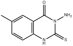 3-amino-6-methyl-2-sulfanylidene-1H-quinazolin-4-one 结构式