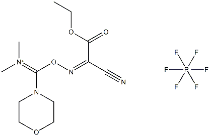 (2-肟基-氰基乙酸乙酯)-N,N-二甲基-吗啉基脲六氟磷酸酯 结构式