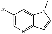 6-溴-1-甲基-1H-吡咯并[3,2-B]吡啶 结构式