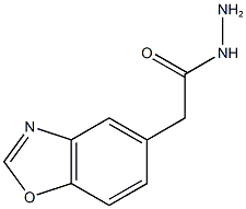 2-(1,3-benzoxazol-5-yl)acetohydrazide 结构式