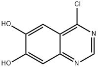 4-氯喹唑啉-6,7-二醇 结构式