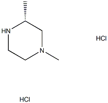 (R)-1,3-二甲基哌嗪二盐酸盐 结构式