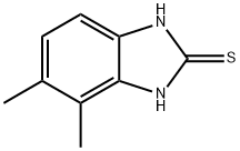 6,7-二甲基-1H-苯并[D]咪唑-2-硫醇 结构式