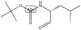 (R)-叔丁基(4-甲基-1-氧代戊烷-2-基)氨基甲酸酯 结构式