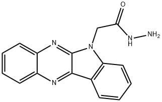 2-(6H-indolo[2,3-b]quinoxalin-6-yl)acetohydrazide 结构式