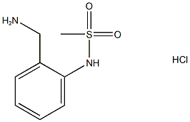 2-甲磺酰氨基苄胺盐酸盐 结构式